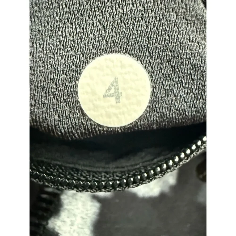 Lululemon Run Times Short 4” In Dusk Dye White Black Size 4